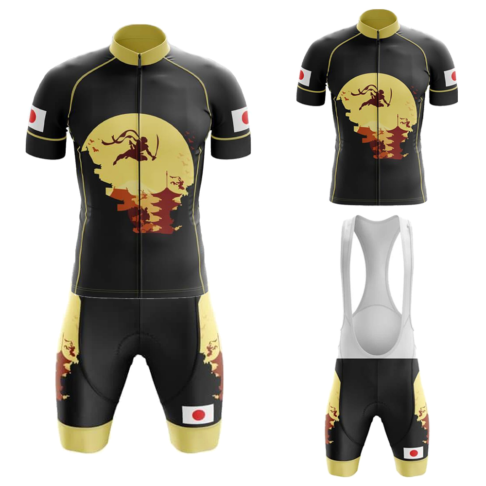 Mountain Biking Japan - JAPAN Fietsshirt Set voor Heren Korte