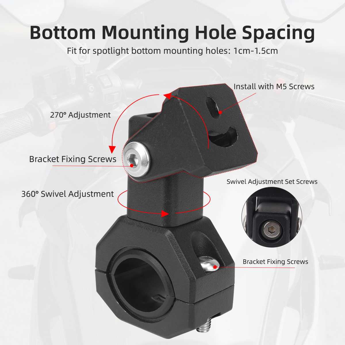 1/2X Universele Motorfiets LED - Mountain Biking Las Vegas recensie en prijs